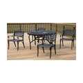 Nassau Black 5-piece Patio Dining Furniture Set