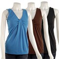 Storm Tees Women's Waterfall Neck Sleeveless Shirt