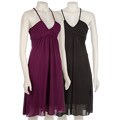Ruby Women's V-neck Dress with Braided Straps