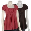 Simply Irresistible Short-sleeve Top with Shirring