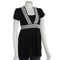 Bette Paige Women's Jacquard Empire Waist Tunic