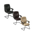 Office Star Deluxe Faux Leather Guest Chair