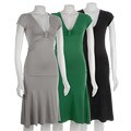 Tammy Mars Gathered Bust V-neck Dress