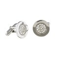 Sterling Silver Cubic Zirconia Cufflinks