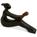 Handmade 'The Love We Share' Wood Carving (Ghana)