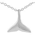 Sterling Silver Small Whale Tail Pedant