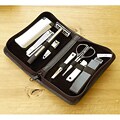 Royce Leather Men's 8-piece Travel Grooming Kit