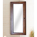 Havenhurst Warm Walnut Corner Jewelry Armoire
