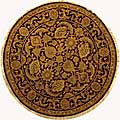 Hand-knotted Dynasty Treasures Rug (8' Round)