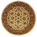 Hand-knotted Dynasty Everlasting Wool Rug (8' Round)