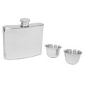 Alexander Julian Flask with 2 Shot Glasses