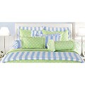 Cabana Blue Stripe Quilt Set