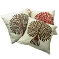 Hand-appliqued Natural Dye Cushion Cover (India)
