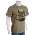 Dragonfly Men's Rose and Crown T-shirt