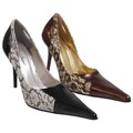 Anne Michelle by Journee Patent Pointed Pumps