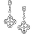 14k White Gold 1/4ct TDW Diamond Earrings (H-I-J, I1-2)