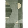 Hand-knotted Silken Contemporary Rug (9' x 12')