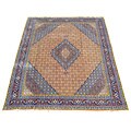 Persian Moud Hand-knotted Peach Rug (8'2 x 11'2)