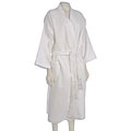 Women's White Waffle Robe