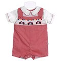 Petit Ami Newborn Boy's Car Print Coveralls