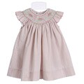Petit Ami Newborn Girl's 2-piece Pink Checkered Dress