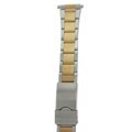 Two-tone Stainless Steel 16-22 mm Watch Band