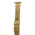Goldplated Stainless Steel 16-22 mm Watch Band