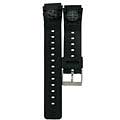 Black Rubber Compass 20 mm Sport Watch Band