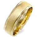 Goldtone Matte Wedding-inspired Band