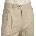 Oleg Cassini Men's Double-pleated Linen Pants