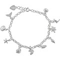 Sterling Silver Combo Sea Life Bracelet