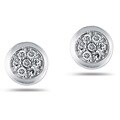 10k Gold Round 1/10ct TDW Diamond Earrings (H-I, I1-2)