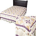 Pinwheel Purple Quilt Set