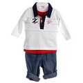 Izod Infant Boy's 3-piece Polo/ Tee/ Pants Set