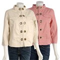 Live A Little Grommet Detail Jacket