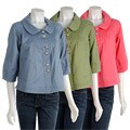 Live A Little Peter Pan Collar A-line Jacket