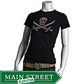 Los Angeles Pop Art Pirate Flag Jolly Roger Women's T-shirt