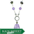 Charming Life Sterling Silver Chunky Cape Amethyst Necklace