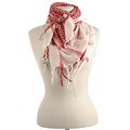 Chaudry Red and White Printed Scarf