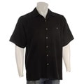 Joe Marlin Men's Embroidered Silk Shirt