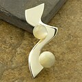 Sterling Silver Mother of Pearl Bead Pendant (Indonesia)