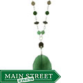 Charming Life Silver Green Aventurine and Smokey Quartz Necklace