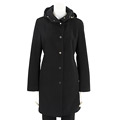 Gallery Women's Bonded Polyester Short Raincoat
