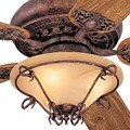Scrolls Wrought Iron 52-inch Ceiling Fan