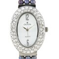 Croton Women's Genuine Pearl Crystal Quartz Watch