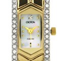 Croton Women's Goldplated Crystal Watch