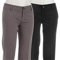 Vertigo Women's Flat Front Hemmed Trousers