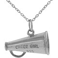 Sterling Silver Megaphone Necklace