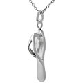 Sterling Silver Single Sandal Necklace