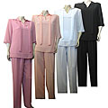 Mix Studio's Wall St. 2-piece Wide-leg Pant Set
